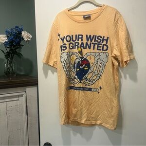 Coney Island Picnic Orange Short Sleeve Graphic T-Shirt - Size XL